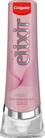 Colgate Zahnpasta elixir Gum Booster Колгейт Зубная паста для ухода за деснами и эмалью, С двойной фторидной технологией и гиалуроновой кислотой, 80 мл