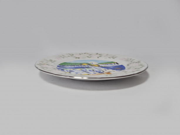 Scheffield Japan Classic Фарфоровая декоративная тарелка "Ниагарский водопад", 16 см, Япония, 1960-70гг.