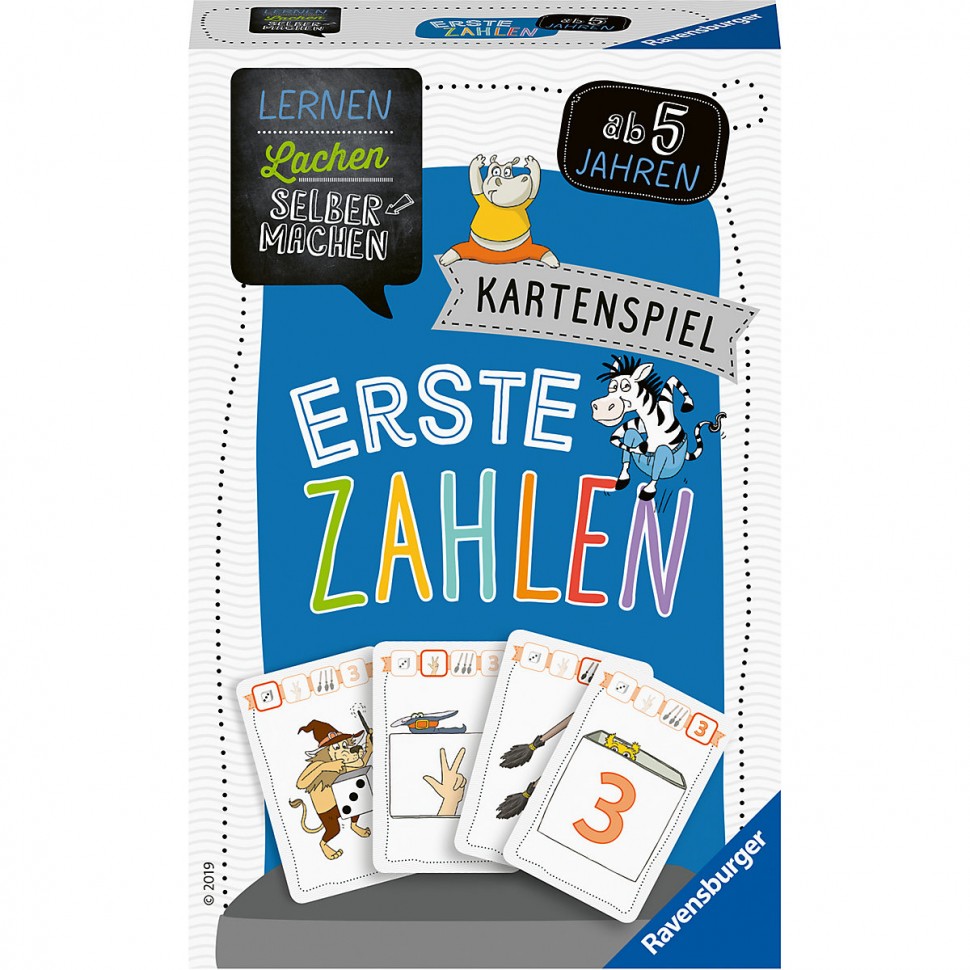 Купить Ravensburger Lernen Lachen Selbermachen: Kartenspiel Erste Zahlen  Учись смеяться своими руками: карточная игра «Первые числа» в  интернет-магазине Diskontshop.eu Германия всего за 651 руб. в