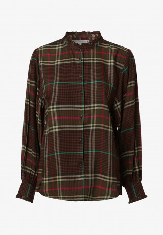 Tommy Hilfiger Blouse khaki aubergine блузка баклажан цвета хаки