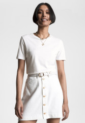 Tommy Hilfiger RELAXED FIT  Print T-shirt ecru RELAXED FIT Футболка с принтом экрю