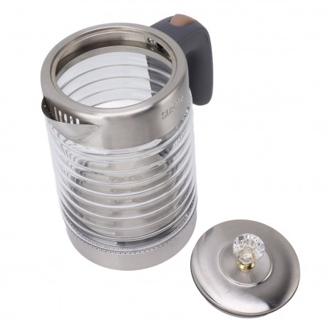 PRANITE PRANITE Wasserkocher 2L Wasserkocher 2200W Hochleistungs-Wasserkocher, Glas Wasserkocher, 2 l, 2200,00 W, mit automatischer Abschaltung und Trockengehschutz Elektrischer Чайник PRANITE Чайник на 2 л, 2200 Вт Высокопроизводительный чайник, стеклян