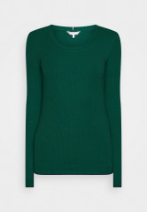 Tommy Hilfiger SLIM FRILL SCOOP-NK LS Jumper prep green SLIM FRILL SCOOP-NK LS Джемперы подготовка зеленый
