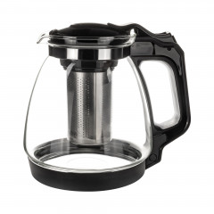 T24 T24 Wasserkocher Glasteekanne mit Edelstahl Teesieb  Uberhitzungsschutz, 1700 ml, 1700 ml  Чайник T24 стеклянный заварочный чайник с ситечком из нержавеющей стали с защитой от перегрева, 1700 мл, 1700 мл