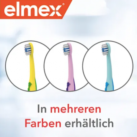 elmex Zahnpflege erstausstattung maine ersten zahnchen, НАБОР Зубная паста для детей 0-2 года 50 мл + Зубные щетки 2шт + Стаканчик для хранения