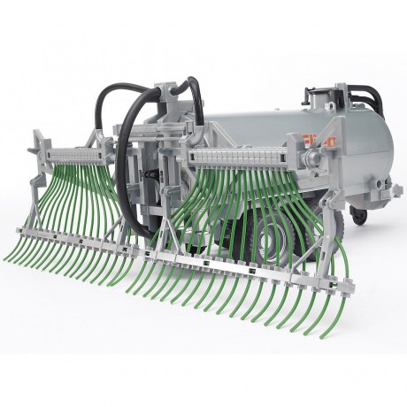 Bruder BRUDER 02020 TPS Fassanhanger m. Schleppschlauchverteiler Прицеп-бочка BRUDER 02020 TPS с распределителем тяговых шлангов