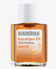 Diaderma Gesichtsol Karotten-Ol mit Q10, 30 ml,  Масло для лица Diaderma с коэнзимом Q10, морковное масло для сияния кожи, выравнивание тона и увлажнение, 30 мл