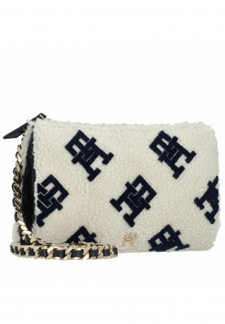 Tommy Hilfiger Across body bag teddy monogram Сумка через плечо плюшевая монограмма
