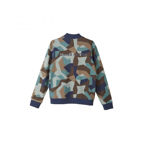 s.Oliver Sweatjacke mit Alloverprint Sweatblazer fur Jungen Толстовка с спортивным блейзером с принтом по всей поверхности для мальчиков