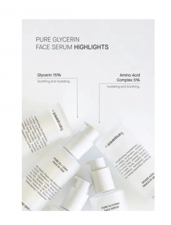 Transparent Lab Pure Glycerin Face Serum 50ml, Сыворотка для лица с глицерином 15% Transparent Lab Pure Glycerin Face Serum, увлажняющая, против сухости и обезвоживания, 50 мл
