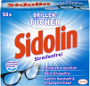 Sidolin Brillenputztucher 50 Stk, Sidolin салфетки для очков и экранов влажные, без разводов, мягкая очистка линз, дисплеев и стекла, 50шт
