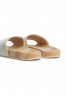 Tommy Hilfiger MONOGRAM WEBBING Pool slides light sandalwood MONOGRAM WEBBING Шлепанцы для бассейна светлое сандаловое дерево