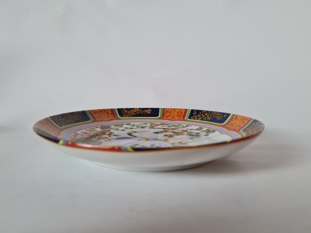 Noritake Винтажная Декоративная тарелка "Цапли", 19,5см, Япония, 1950-60гг.