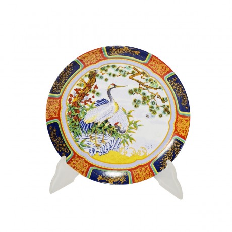 Noritake Винтажная Декоративная тарелка "Цапли", 19,5см, Япония, 1950-60гг.