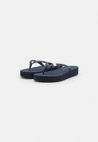 Tommy Hilfiger MONOGRAM FLAT  Mules space blue МОНОГРАММА FLAT Мюли космический синий