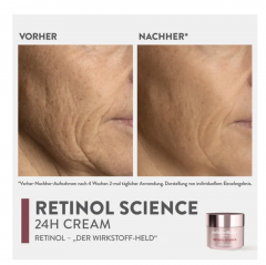 Judith Williams Cosmetics Retinol Science 24h Gesichtscreme, Крем для лица Retinol Science 24h с ретинолом против морщин, 50мл