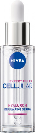 NIVEA Cellular Expert Filler Aufpolsterndes Hyaluron-Serum, 30 ml, Нивеа Сыворотка для лица, 20% гиалурон и алоэ вера, заполнение морщин, 30 мл