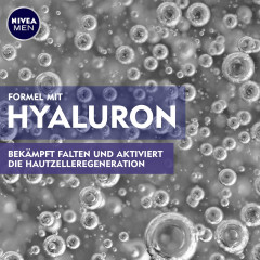 NIVEA MEN Anti-Age Hyaluron Feuchtigkeitspflege LSF 15, 50 ml, Нивеа Мужской крем для лица anti-age, SPF 15, гиалурон и Luminous630, против морщин и пигментации, 50 мл