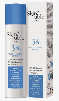 Skinable Pure Hydration Creme 3 % Крем для лица увлажняющий 50 мл, с ниацинамидом, полиглутаминовой кислотой и пантенолом, для сухой и чувствительной кожи