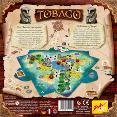 Zoch 601105152 Tobago, Настольная игра Тобаго (Германия) собери карту сокровищ по подсказкам и найди клад первым, до 4 игроков, от 8 лет
