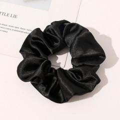 SOHO Satin Scrunchie Schwarz Атласная резинка для волос