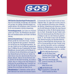 SOS Steriler Duschverband Professional, 5 Stuck, SOS Стерильная повязка для душа Professional, водостойкая, 5 шт.