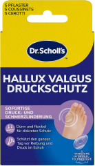 SCHOLL Hallux Valgus Druckschutz, 5 St, Шолль Защита при вальгусной деформации, мягкие подушечки, 5 шт