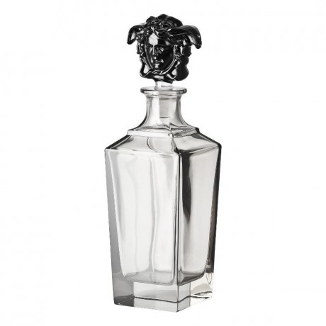 Rosenthal meets Versace Rosenthal Versace Medusa Lumiere Haze Karaffe Nr. 2 Glas grau 800 ml / h: 30,5 cm Rosenthal Versace Medusa Lumiere Haze графин № 2 стекло серый 800 мл / высота: 30,5 см