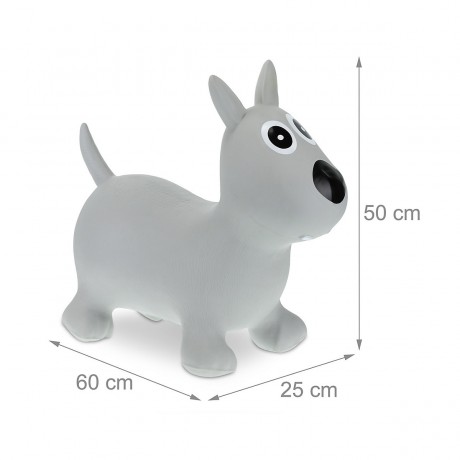 relaxdays Hupftier Hund grau Копытное животное собака серая