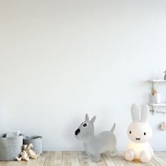 relaxdays Hupftier Hund grau Копытное животное собака серая