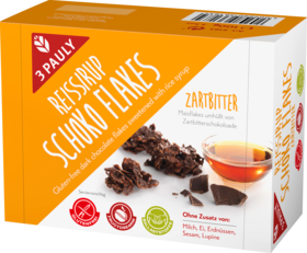 3 Pauly glutenfrei Безглютеновый Хрустящий Батончик с Фруктозой и Темным Шоколадом, 100 г