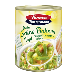 Sonnen Bassermann Зеленая фасоль в банке 800г