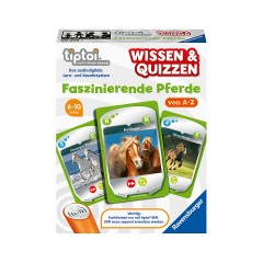 Ravensburger tiptoi Wissen  Quizzen: Faszinierende Pferde Тесты на знание tiptoi: Увлекательные лошади