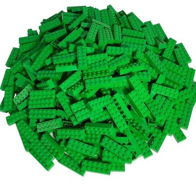 LEGO LEGO 2x6 Steine Hellgrune - 100 Stuck - Bright green bricks 2456 LEGO 2x6 кирпичи светло-зеленые - 100 штук - Ярко-зеленые кирпичи 2456