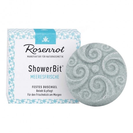 Rosenrot Festes Duschgel ShowerBit Meeresfrische 60g Твердый гель для душа ShowerBit морская свежесть 60г