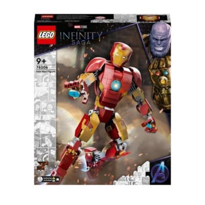 LEGO 3er Set: Marvel Super Heroes 76194 Tony Starks sakaarianischer Iron Man + 76206 Iron Man Figur + Iron Mans Werkstatt Набор из 3 предметов: Marvel Super Heroes 76194 Сакаарский Железный Человек Тони Старка + 76206 Фигурка Железного Человека + Мастерск