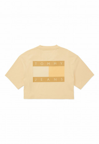 Tommy Hilfiger TONAL LOGO BACK GRAPHIC Print T-shirt buff TONAL LOGO BACK GRAPHIC Футболка с принтом бафф