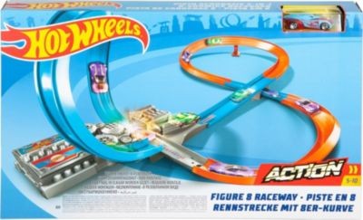 Mattel Hot Wheels Rennstrecke mit 8er Kurve Hot Wheels 8 поворотный трек