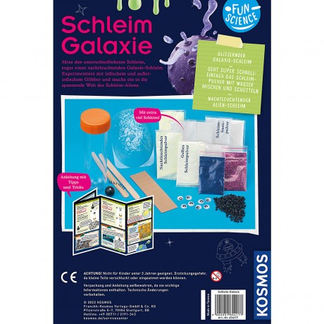 Kosmos Fun Science Schleim-Galaxie Веселая научная галактика слизи