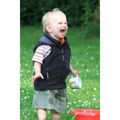 BMS Bernd Michael Schroder Sailing Wear Fleeceweste mit Kapuze und Windstopp Fleecewesten fur Kinder Флисовый жилет с капюшоном и защитой от ветра Детский флисовый жилет