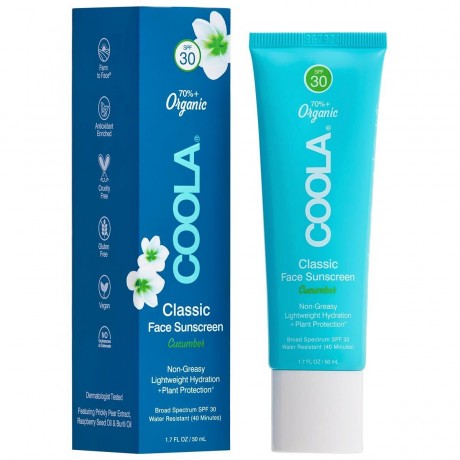 Coola Cucumber Classic Face Sunscreen SPF 30 Огуречный классический солнцезащитный крем для лица SPF 30