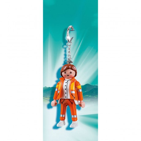 PLAYMOBIL PLAYMOBIL 6666 Schlusselanhanger Notarztin PLAYMOBIL 6666 брелок для ключей врач скорой помощи