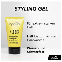 got2b Styling Gel 2stk Гель для укладки волос водостойкий до 72 часов, 150 мл х 2 штуки