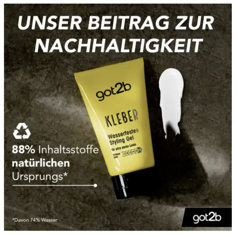 got2b Styling Gel 2stk Гель для укладки волос водостойкий до 72 часов, 150 мл х 2 штуки