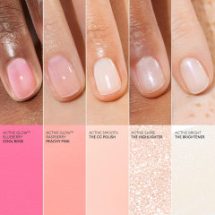 Manucurist Essential Set Набор 5 шт х 15 мл лаков для ногтей Active Glow/Smooth/Bright/Shine, укрепление и уход, натуральная формула, эффект здорового блеска, для домашнего маникюра
