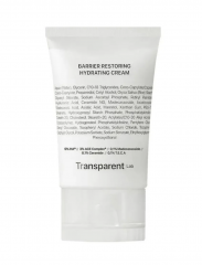 Transparent Lab Barrier Restoring Hydrating Cream 50ml, Увлажняющий крем для лица с керамидами и гиалуроновой кислотой Transparent Lab Barrier Restoring Hydrating Cream, восстановление кожного барьера, для сухой и чувствительной кожи, 50 мл