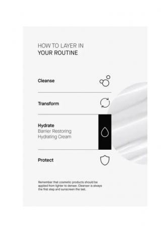 Transparent Lab Barrier Restoring Hydrating Cream 50ml, Увлажняющий крем для лица с керамидами и гиалуроновой кислотой Transparent Lab Barrier Restoring Hydrating Cream, восстановление кожного барьера, для сухой и чувствительной кожи, 50 мл