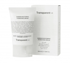 Transparent Lab Barrier Restoring Hydrating Cream 50ml, Увлажняющий крем для лица с керамидами и гиалуроновой кислотой Transparent Lab Barrier Restoring Hydrating Cream, восстановление кожного барьера, для сухой и чувствительной кожи, 50 мл