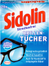 Sidolin Brillenputztucher Streifenfrei, 50 St x 10 packsСалфетки для очков, 50шт х 10 упаковок