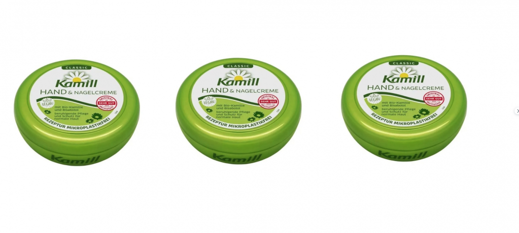 Kamil Hand and Nagel creme classi 150ml x 3stk, Для рук и Для ногтей Крем Dose, 150 мл х 3 штуки